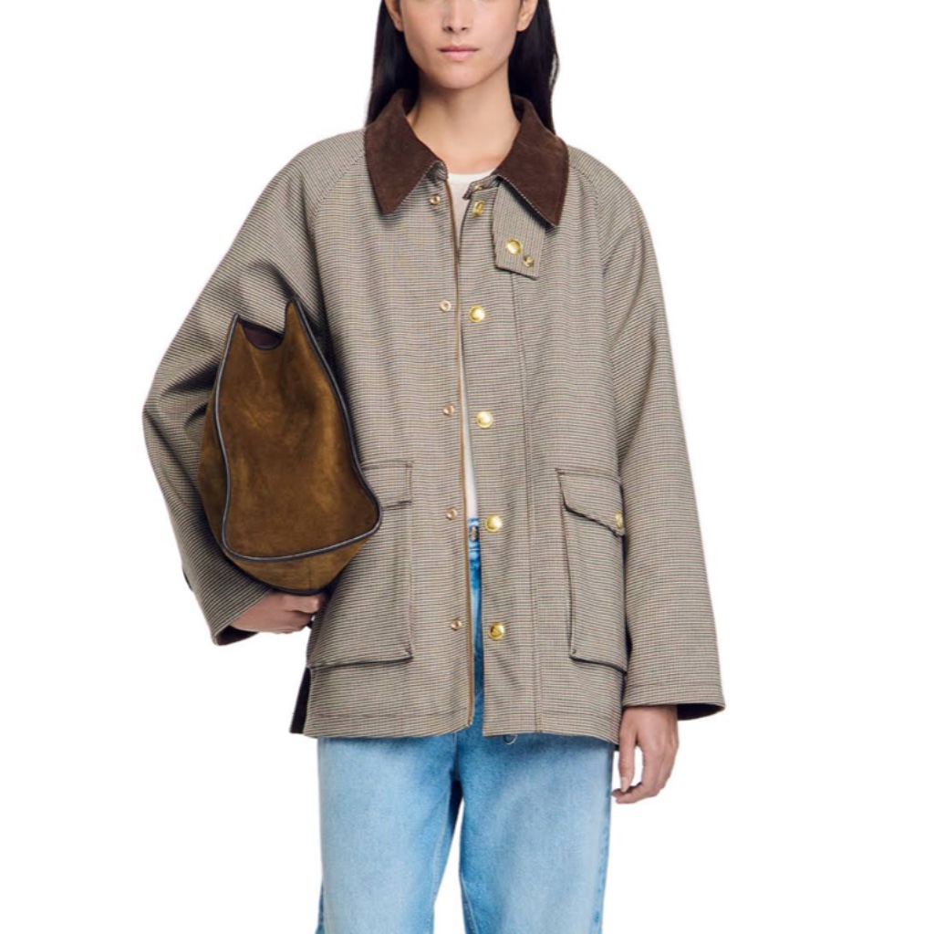 Bastille Mock Neck Coat
